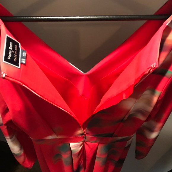 PETER SOM X MADE IN KIND GRAPHIC BLUR FLORAL PRINT - Picture 5 of 8